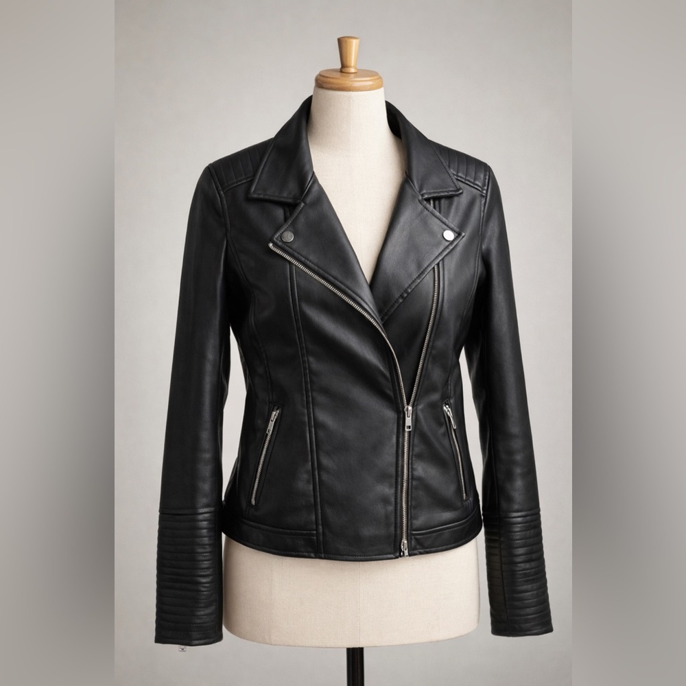 Faux Leather Jacket
